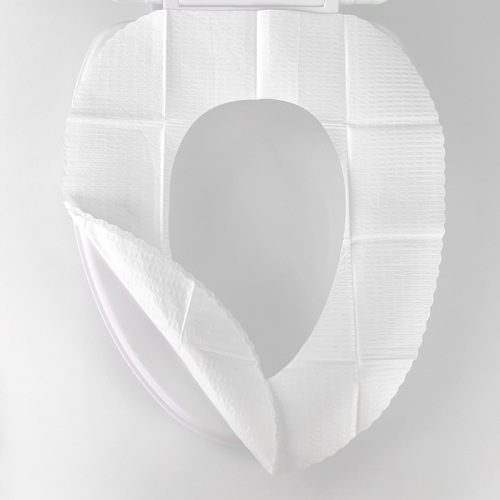 Double-layer thick disposable toilet seat cover with independent packaging, adhesive toilet paper, and dissolvable toilet seat cover wholesale