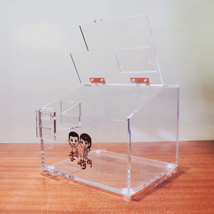 高透明糖果盒 亚克力食品盒定作 大型弧形超市推拉盒子 翻盖
