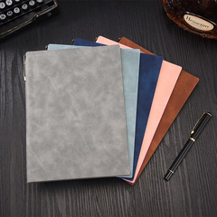 Direct supply a5 business notebook soft cover thick book meeting minutes hand ledger B5 work notepad wholesale