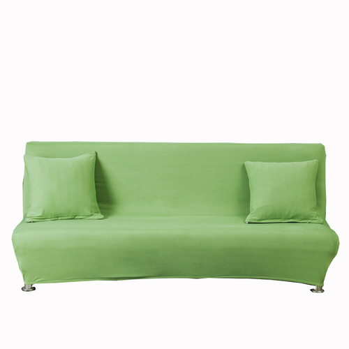Cross-border solid color stretch sofa bed cover without armrests stretch sofa bed cover all-inclusive folding sofa bed cover