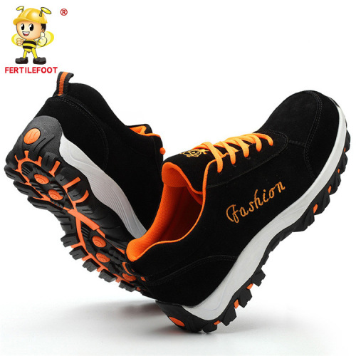 Safety protective labor protection shoes, anti-smash and anti-puncture, lightweight safety shoes, non-slip and wear-resistant work shoes, manufacturer wholesale
