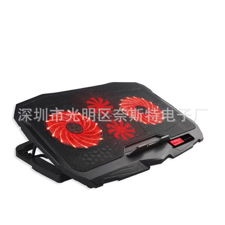 Охладительная подставка для ноутбука (Shenghua) S18, LCD-дисплей, регулируемая скорость вентилятора и высота