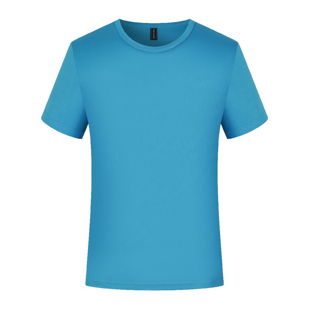 De alta gama de seda de hielo de secado rápido cuello redondo Camiseta logotipo personalizado publicidad camisa cultural camisa polo ropa de trabajo personalizada al por mayor