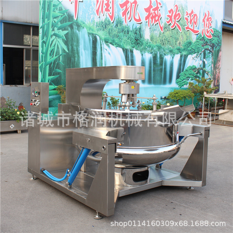 高粘度糕点馅料搅拌机器 不粘锅不糊锅的炒馅机器 多爪搅拌炒锅