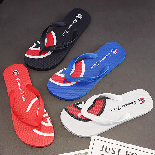 Flip-flops men's summer personalized new soft-soled non-slip flip-flops for students to wear on the beach and outdoor sandals for men