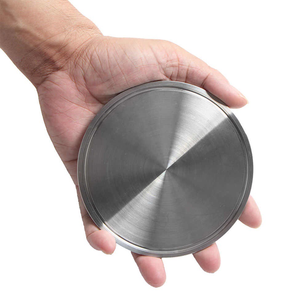 不锈钢快装接头盲板堵片卫生卡盘蒙板 ISO堵头 Clamp blind plate