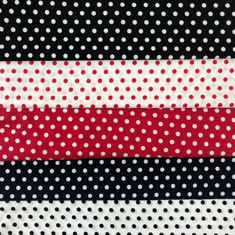 40 cotton poplin printing fabric dot printing spot goods