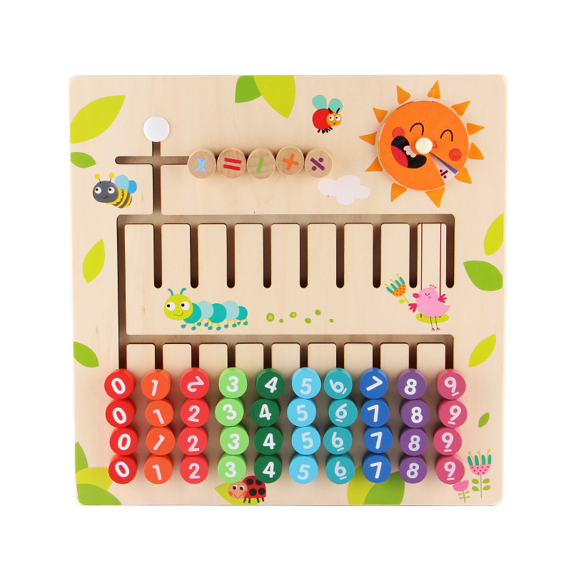 Digital DE LOS NIÑOS juguetes matemáticas laberinto bloques construcción educación temprana 4 bebé pensamiento lógico cálculo rack 3 años 5 educativos