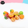 Realistic fruit doll house, food play, jewelry, resin with accessories, handmade, wholesale