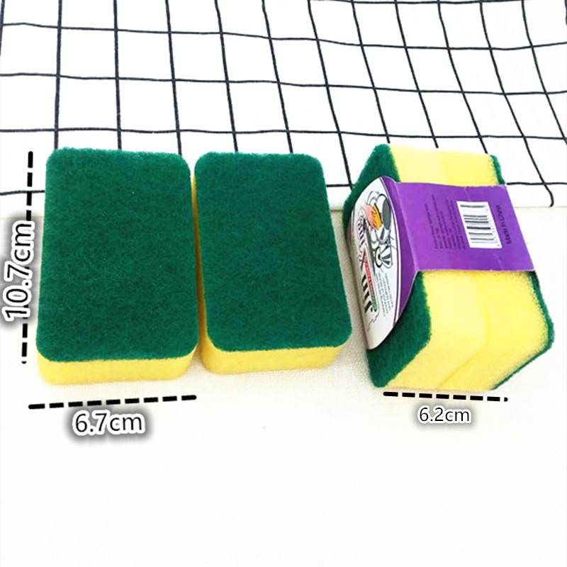 Esponja Limpiadora de Cocina 2 Piezas, de Esponja, Remoción de Manchas, para Ollas y Vajilla image 5