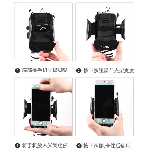 New lazy artifact U-shaped pillow mobile phone holder cervical spine pillow multi-functional hanging neck holder bedside neck pillow