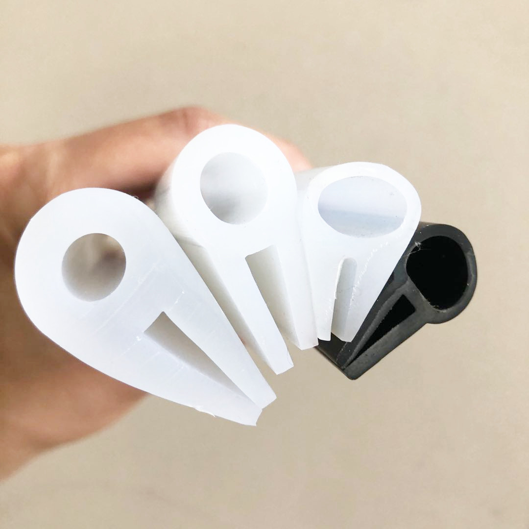 供应U型硅胶密封条R型硅胶条除尘设备硅胶条