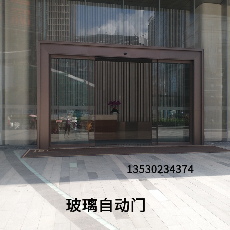 深圳厂家感应门玻璃感应钢化玻璃隔断快速门通用自动快速门供应