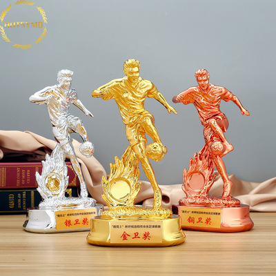 resin World Cup Mr. Football MVP Archer Bonus Trophy model football vanguard match Champion trophy