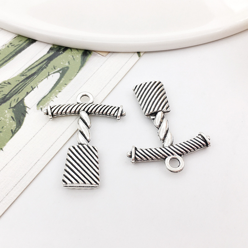 DIY aleación colección plata accesorios pendientes pulsera collar accesorios colgante vino tinto serie trigo oreja copa de vino 1