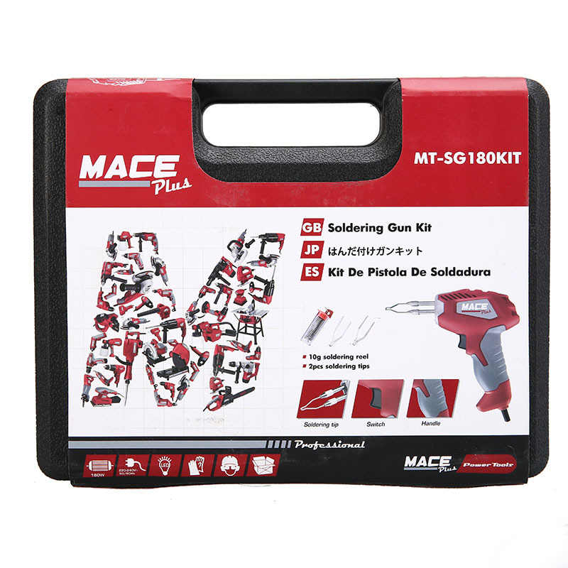 Pistola de soldadura manual transfronteriza 180W herramienta de soldadura de hierro de soldadura manual