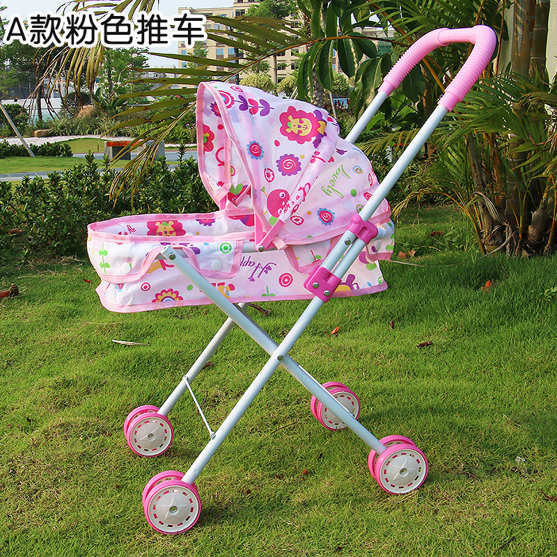 Cochecito de bebé de hierro al por mayor directo con muñeca de simulación