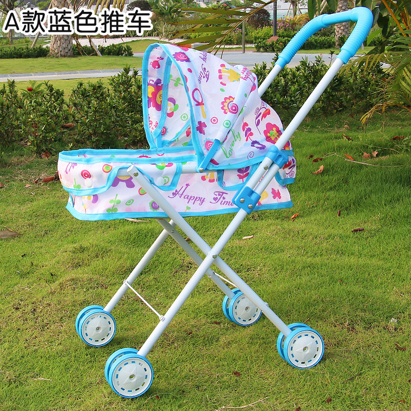 Cochecito de bebé de hierro al por mayor directo con muñeca de simulación