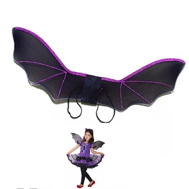 Fabricantes de maquillaje de Halloween, accesorios de ropa, alas de murciélago, espectáculo creativo, fantasma, diablo, alas de murciélago