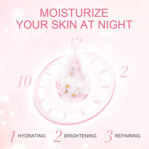 LAIKOU Sakura Sleeping Mask 3g trial pack manufacturer no-wash moisturizing and moisturizing travel pack