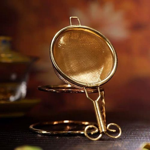 Longyinzhai 304 stainless steel tea strainer filter set Japanese tea strainer funnel Kungfu tea set tea ceremony accessories