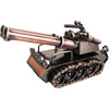 Metal tank, creative minifigure for living room, decorations