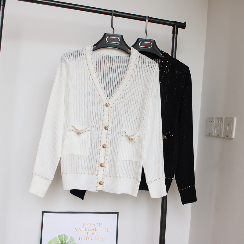 Knitted thin cardigan