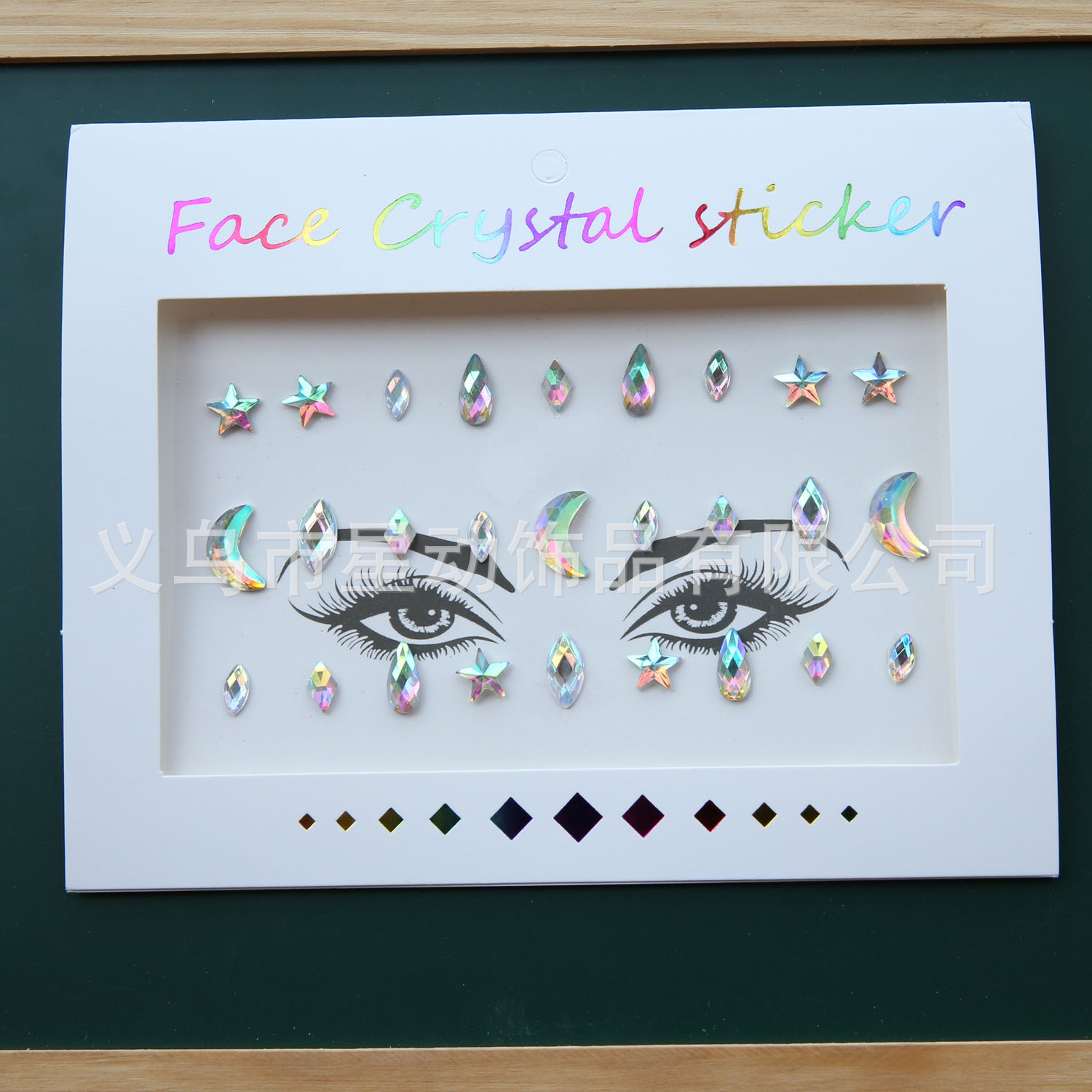 Crystals face sticker ˮü걦ʯ곧