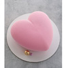 Mousse for St. Valentine's Day, silica gel mold, 6 inches, french style