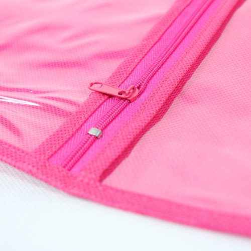 Non-woven fabric PVC wig storage bag, wig dust cover bag, cross-border supply non-woven wig bag