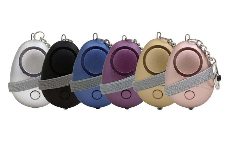 Alarma Personal de Bolsillo para Mochila, Luz LED, 130 dB, para Mujeres
