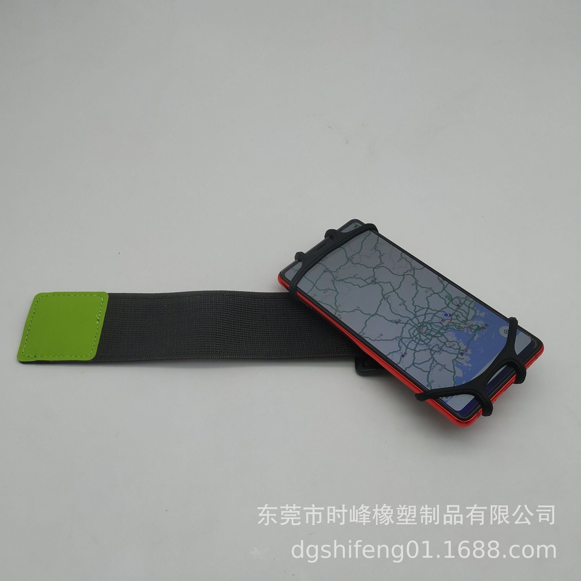 Compras portátil teléfono móvil brazo muñeca soporte al aire libre corriendo teléfono móvil navegación brazo bolsa sin botón bloque imprimible