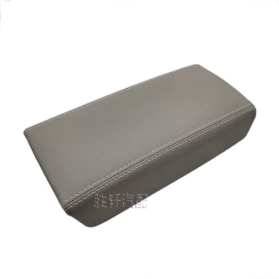 Armrest box Generation 03-07 Central Armrest Box Cover - gray-leather-surface