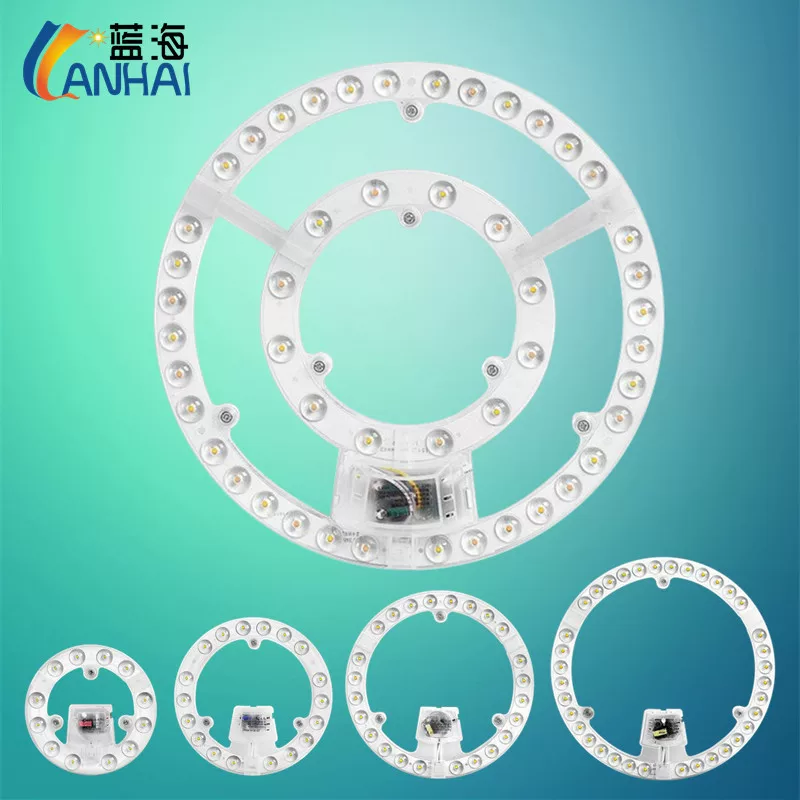 LED источник света, двухцветная квадратная потолочная светильник