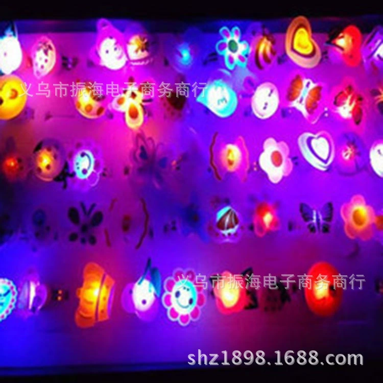 Cartoon flashing ring, toy, graduation party, wholesale