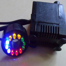 静音水泵马达电机假山景观流水鱼缸造景防水灯配件抽水机水族箱