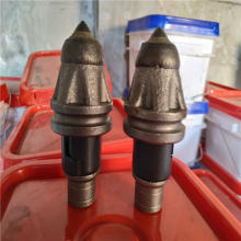 旋挖机钻头子弹头30503055旋挖齿3060打桩卵石层钻头旋挖截齿