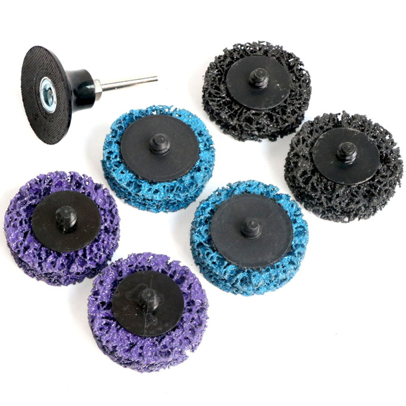 转聚黑金刚磨 蓝色紫金刚 油漆打磨轮砂轮打磨片抛光砂轮纽扣特价