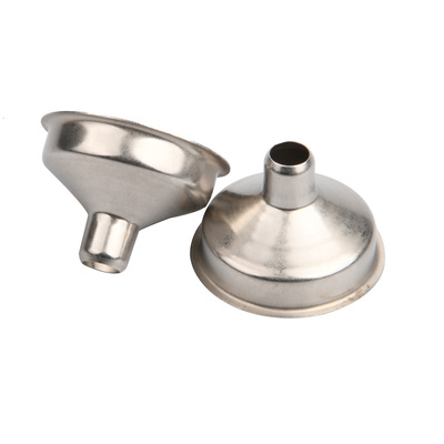 Travel home Mini Stainless steel Oil leak Wine leak Small-caliber trumpet liquid flagon Oil pot Separate loading funnel 5g