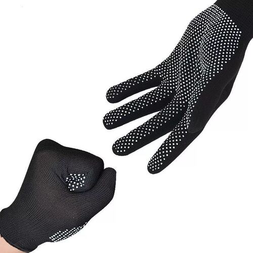 Breathable dotted non-slip gloves labor protection PVC dotted gloves thin dust-free work cycling gloves for work