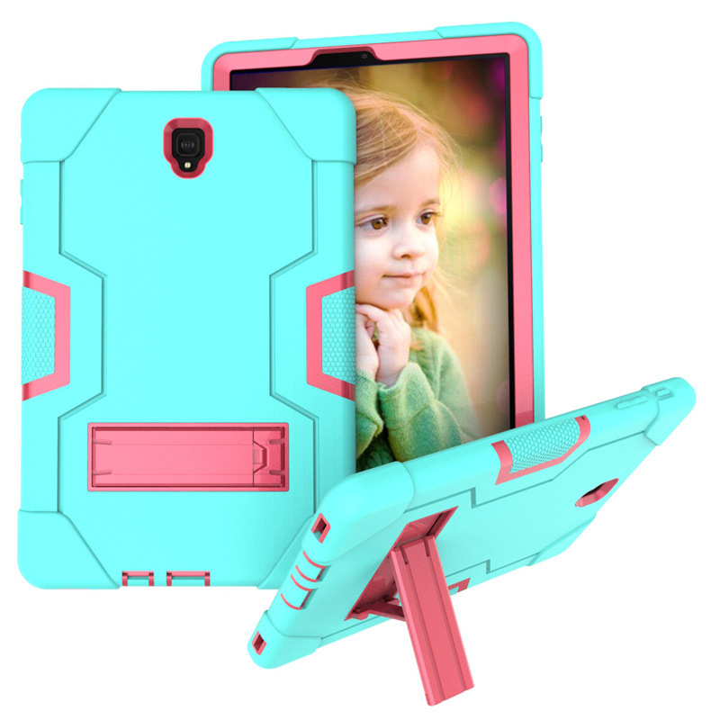 For Samsung Tab S4 10.5 T830 color silicone PC anti-fall anti-shock flat protective shell T835 back shell For Samsung Tab S4 10.5 T830 color silicone PC anti-fall anti-shock flat protective shell T835 back shell