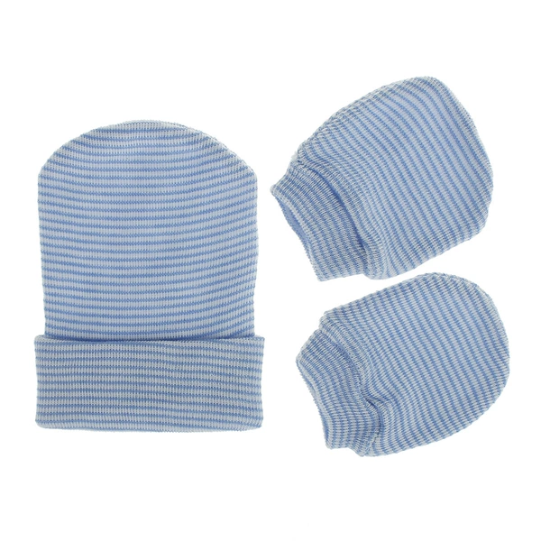 Blue and white