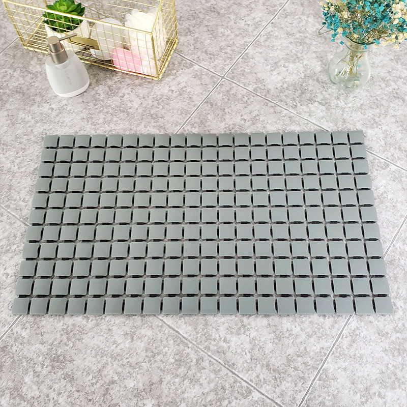 Hotel baño antideslizante estera ducha estera cocina hogar piso estera puerta del baño a prueba de agua ventosa masaje alfombra del piso