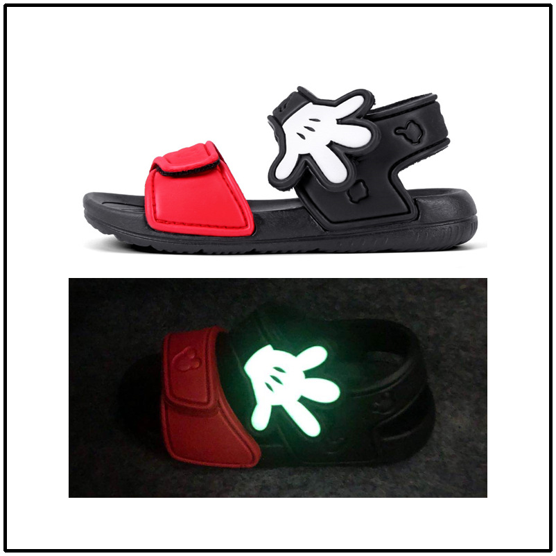 Negro y Rojo Mickey mano