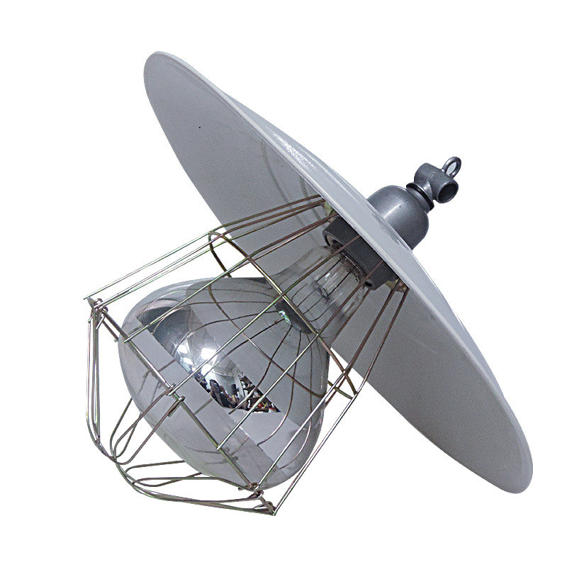 Piglet calefacción aislamiento pantalla lámpara de metal placa de la lámpara cubierta de la red cría de animales veterinaria lámpara de aislamiento lámpara de cerámica lámpara de aislamiento de la boca traje