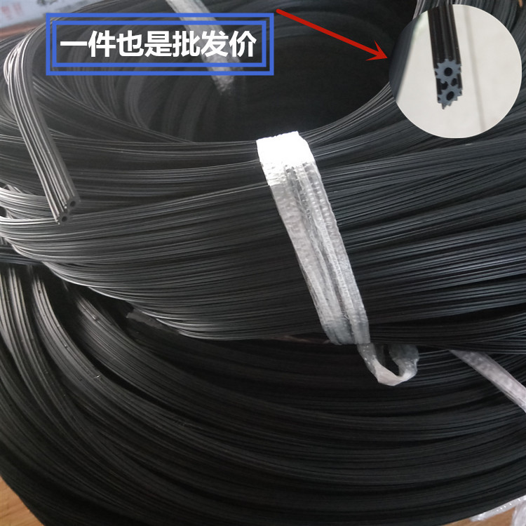 Wholesale and retail 4/5/6mm screen window pressure strip yarn leather mesh leather strip aluminum alloy door and window dust pressure strip Wholesale and retail 4/5/6mm screen window pressure strip yarn leather mesh leather strip aluminum alloy door and window dust pressure strip