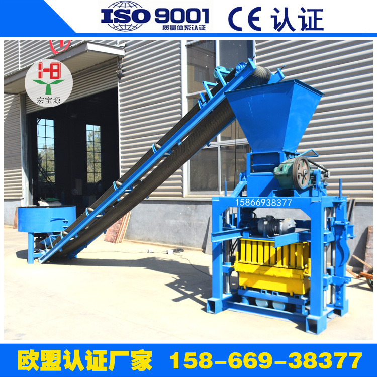 QTJ4-30A型半自动空心砖机 免烧砖机 制砖机