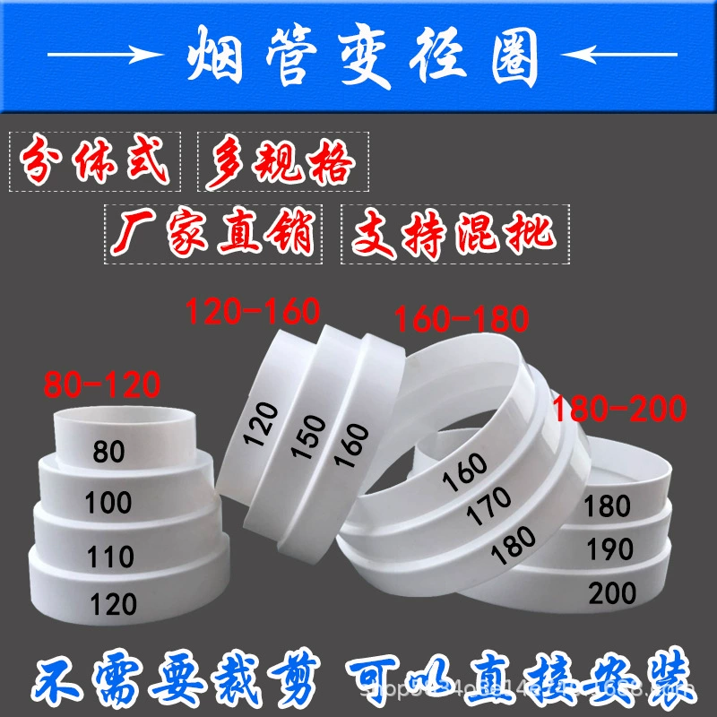 Свободный от Редуктор режущая головка и Редуктор типа разделени съемный соединитель размера трубки дыма ПВК