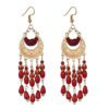 Ethnic long retro earrings with tassels, boho style, ethnic style, European style, wholesale