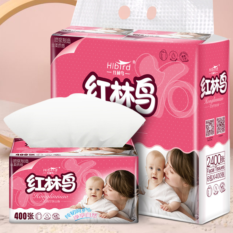 Red linniao 24-pack tissue household tissue tissue Red linniao 24-pack tissue household tissue tissue